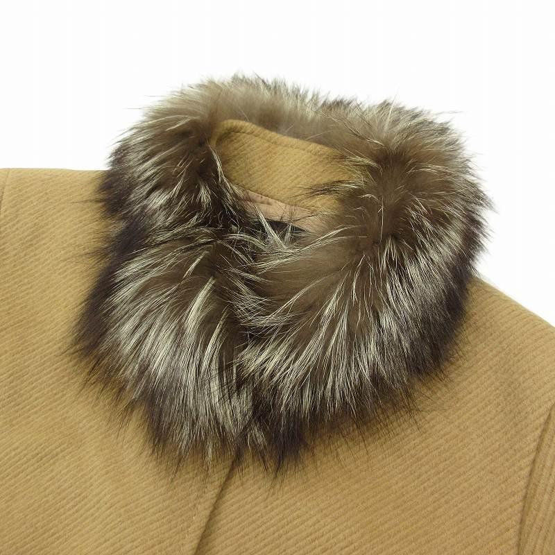 美品 ラピーヌ ブランシュ LAPINE BLANCHE フォックスファー アンゴラ