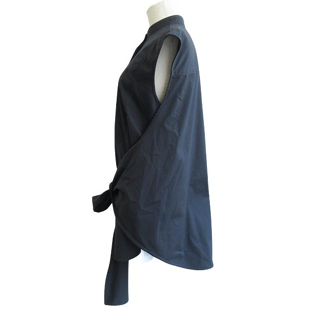 未使用品 23ss サトルササキ SATORU SASAKI KNOT BLOUSE ノースリーブ 