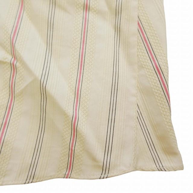 MARNI マルニ ストライプ ジャガード ブラウス 半袖 Uネック シャツ 