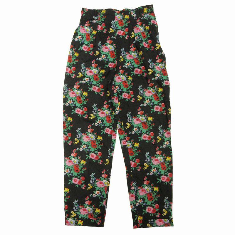 vintage エルカ期 ケンゾー KENZO ボタニカル 花柄 ハイウエスト 