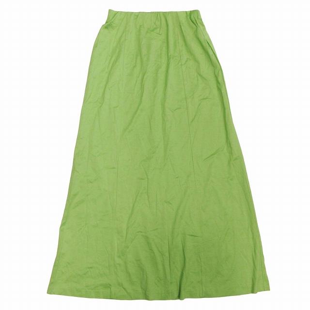 エルカ期 ケンゾー KENZO ストレッチ素材 セミフレア ロング スカート 