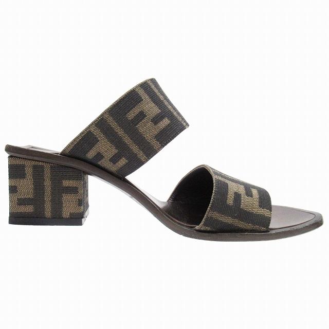 FENDIズッカ柄ミュール