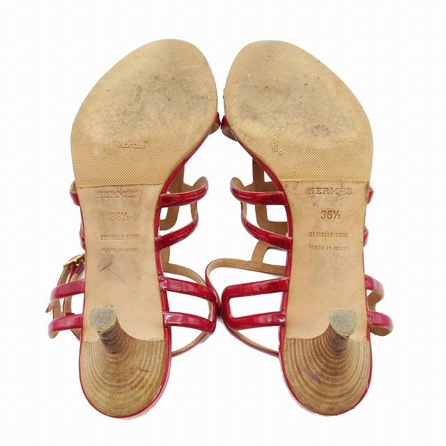 HERMES エルメス　フラットシューズ　トングサンダル　スタッズ　37.5 HERMES エルメス フラットシューズ トングサンダル スタッズ 37.5