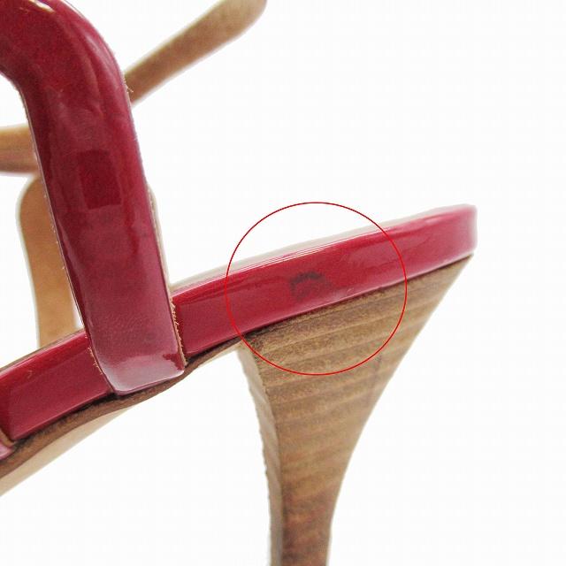 HERMES エルメス シェーヌダンクル エナメル サンダル ストラップ