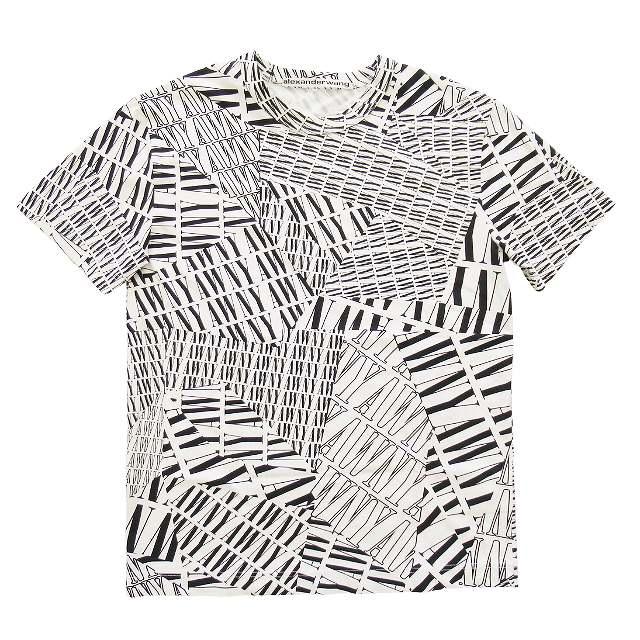 美品 24ss アレキサンダーワン AWNY GRAPHIC HIGH TWIST TEE ロゴ  