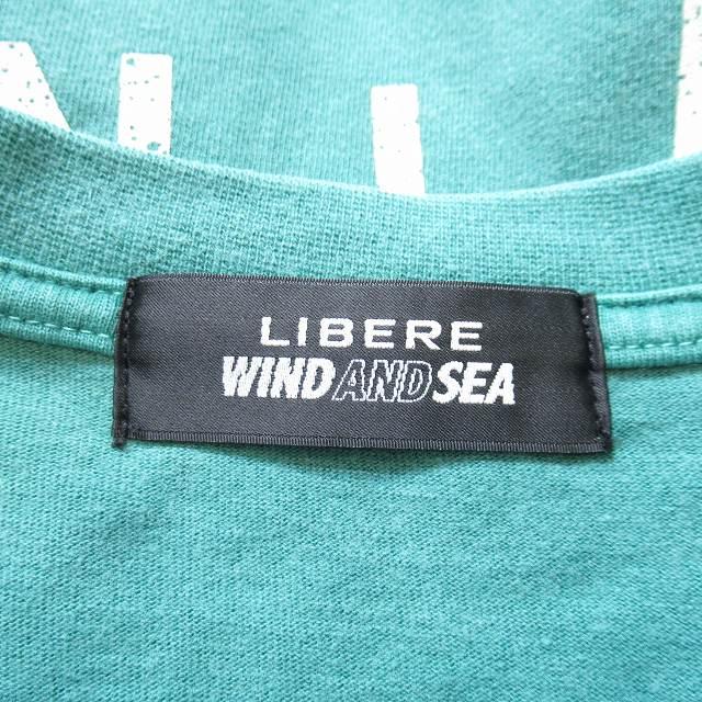 極美品 24ss ウィンダンシー × リベーレ WIND AND SEA LIBERE LOGO TEE 