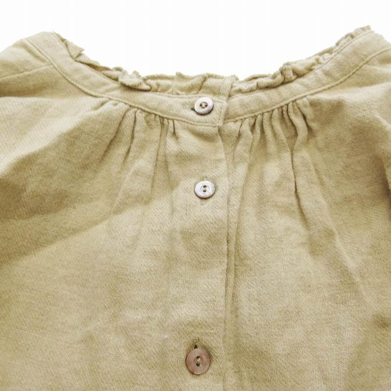 ネストローブ nest Robe リネンビエラ スタンドフリル ブラウス 長袖  