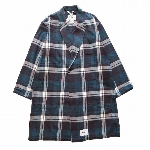 美品 24ss WTAPS GOWN COAT/COTTON.FLANNEL.TEXTILE 241TQDT-JKM01 