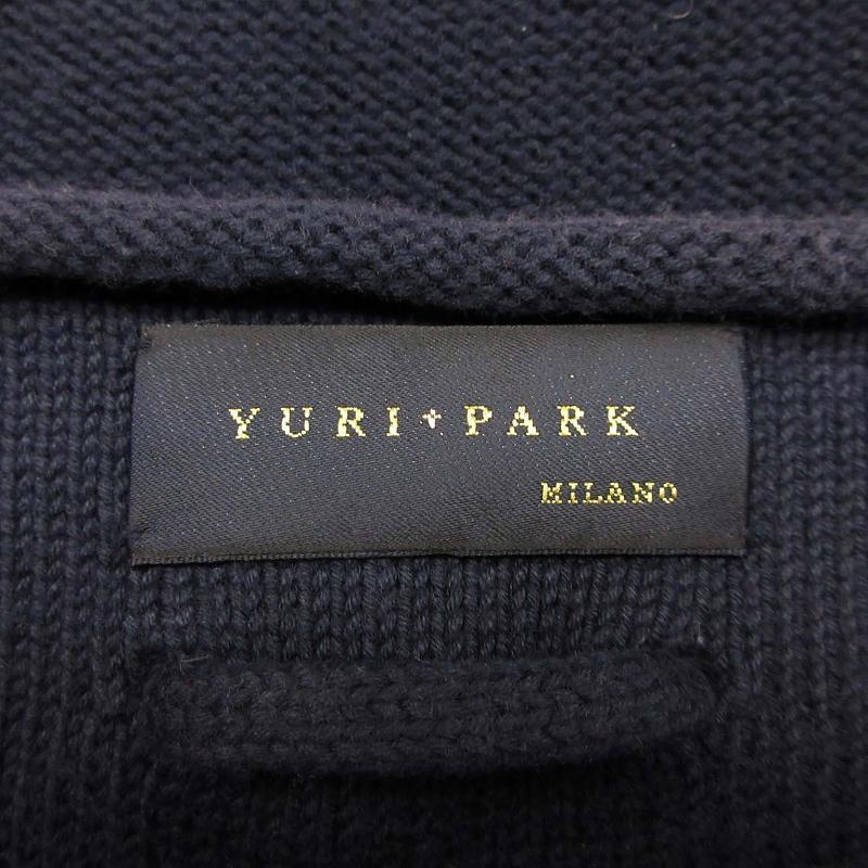 YURI PARK ユリパーク ウール＋カシミヤ+シルク ボートネック