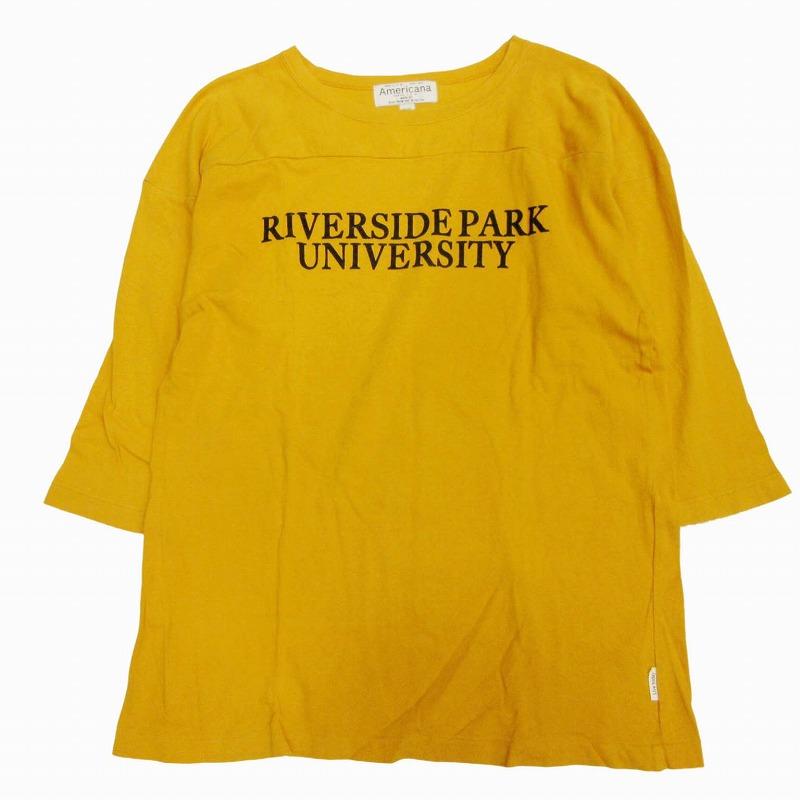 アパルトモンアメリカーナ フットボールTシャツ L'Appartement×AMERICANAアパルトモン別注アメリカーナ今季23AW