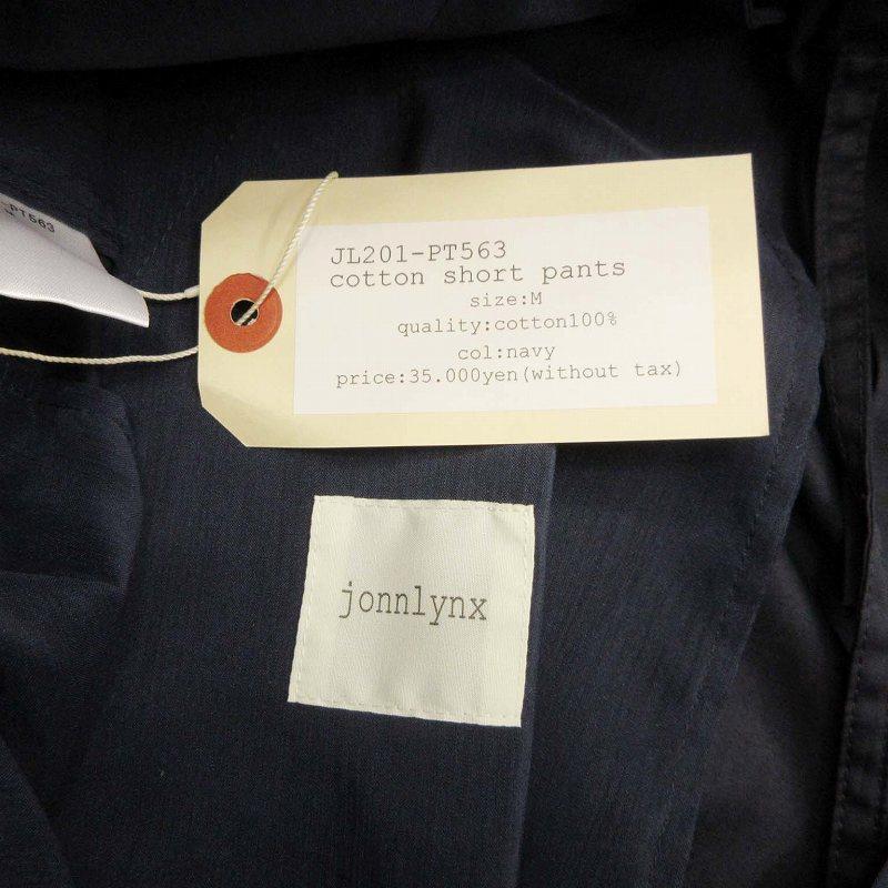 未使用品 21SS ジョンリンクス jonnlynx cotton short pants コットン 