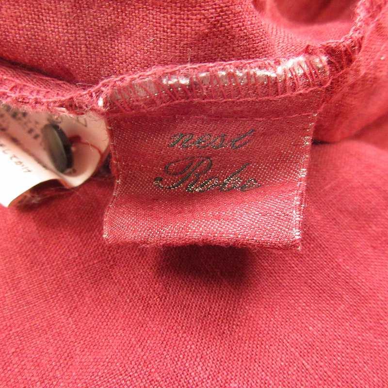 ネストローブ　リネンロングワンピース　赤色　レッド 秋のリネン | 岡山店 | nest Robe Shop Blog | nest Robe