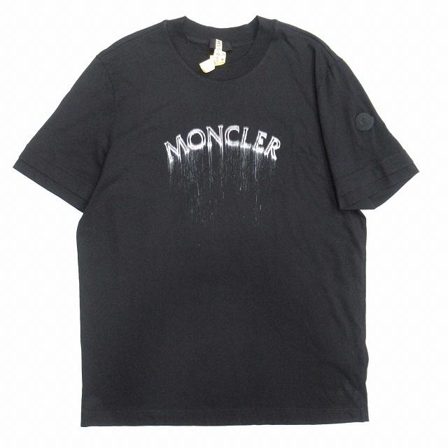 美品 24ss モンクレール MONCLER SS TSHIRT ロゴ プリント Tシャツ 