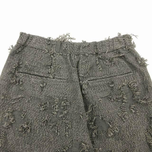 未使用品 23AW エリコカトリ ERiKOKATORi ripped wool pants リップド 
