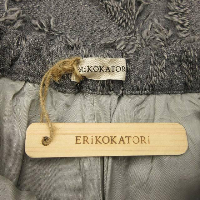 未使用品 23AW エリコカトリ ERiKOKATORi ripped wool pants リップド 