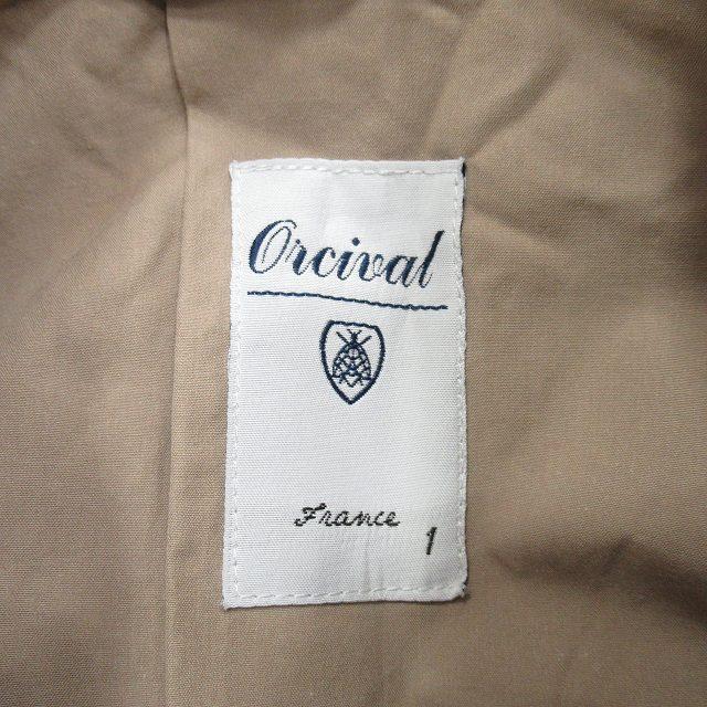 ORCIVAL オーシバルボンディングコート　スプリングコートフード取り外し可能 オーチバル ORCIVAL オーシバル コットン スプリントコート