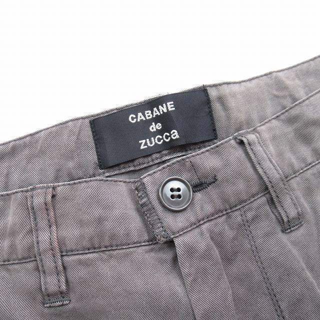 カバンドズッカ CABANE de zucca 製品染め テーパード パンツ