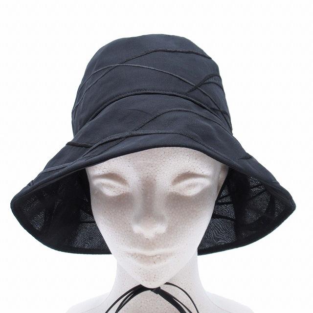 ENTWURFEIN エントワフェイン　バケットハット　黒 THE PERMANENT EYE 帽子 ハット 「ENTWURFEIN/エントワフェイン