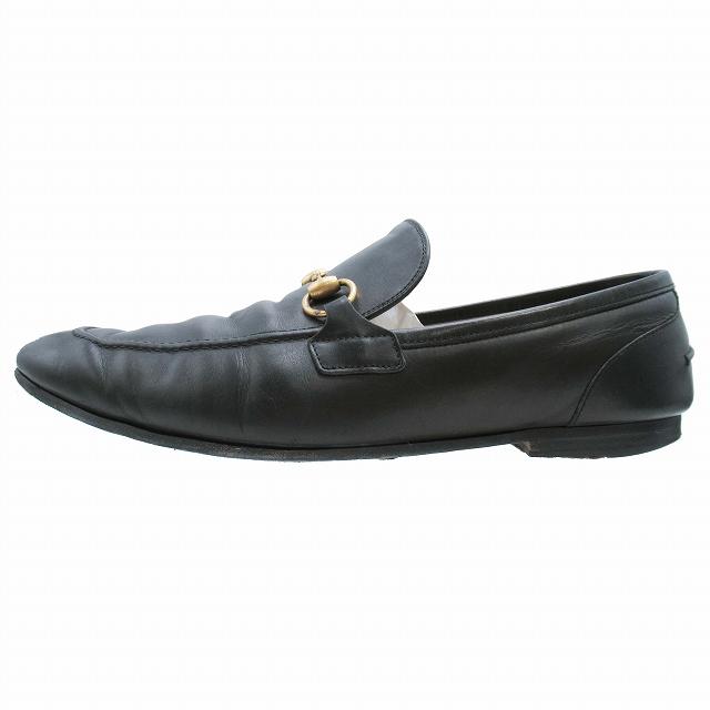 GUCCIレザー ホースビット ローファー〔ヨルダーン〕 ヨルダーン〕メンズ ホースビット ローファー ・ダークグリーン レザー