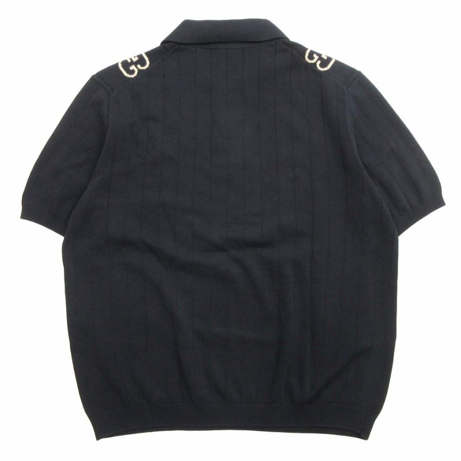 GUCCI 美品 23SS グッチ GG インターシャ ニット ポロシャツ GUCCI 美品 23SS グッチ GG インターシャ ニット ポロシャツ