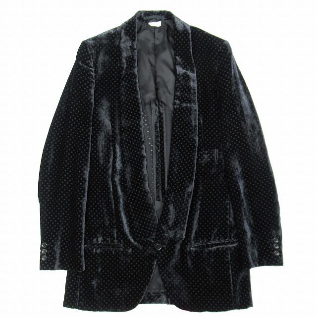 極美品 19aw コムデギャルソンオムプリュス ベルベット ドット  