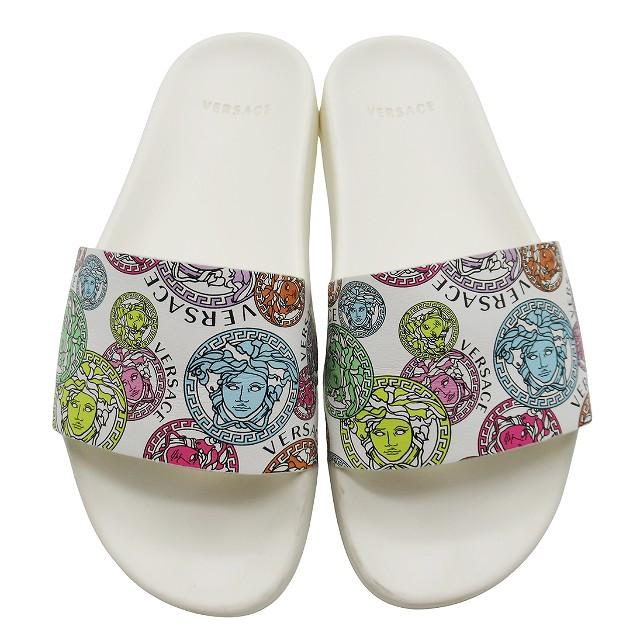 Versace メダリオンデザイン サンダル ヴェルサーチ ヴェルサーチ VERSACE メダリオン コイン メデューサ プール