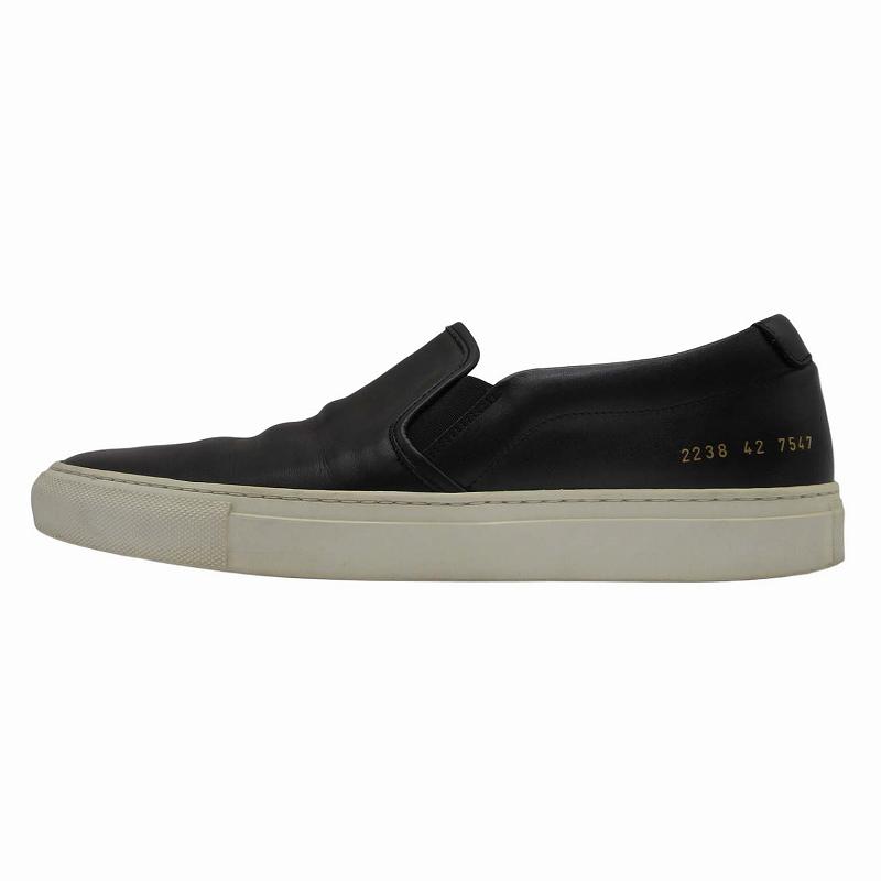 美品 コモンプロジェクト COMMON PROJECTS レザー スリッポン  
