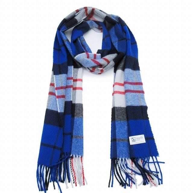 美品】JOHNSTONS カシミア中判チェックストール