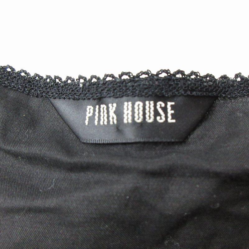 PINK HOUSE 美品 2019年製 ピンクハウス ドット チュール ノースリーブ 