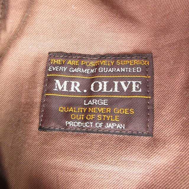 美品 ミスターオリーブ MR.OLIVE レトロ ポリエステル ツイル