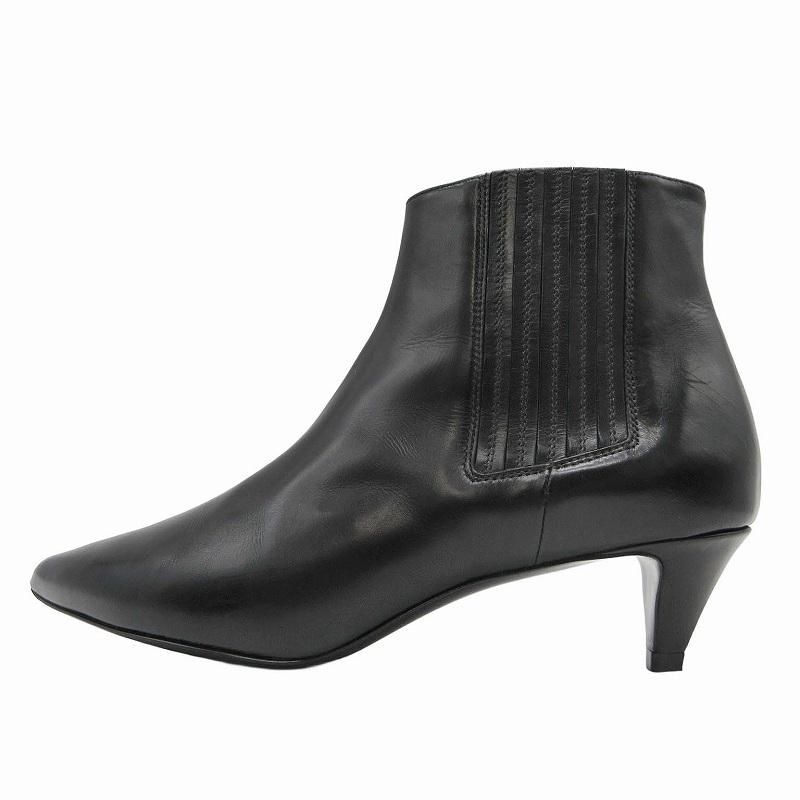 セリーヌ CELINE サイドゴア ポインテッドトゥ レザー ブーティ