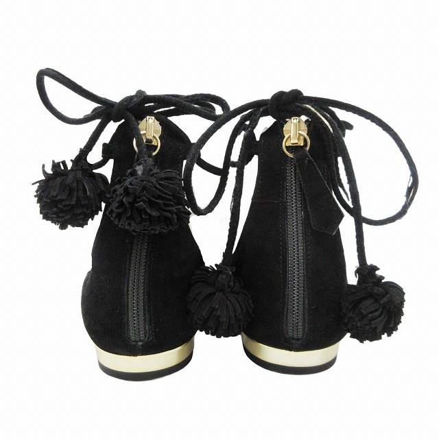 アクアズーラ AQUAZZURA FIRENZE レースアップ フラットパンプス  