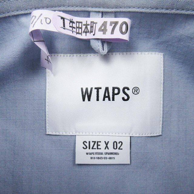 美品 23ss WTAPS REPO 01/SS/CTPL.RIPSTOP.SIGN オーバーサイズシャツ 