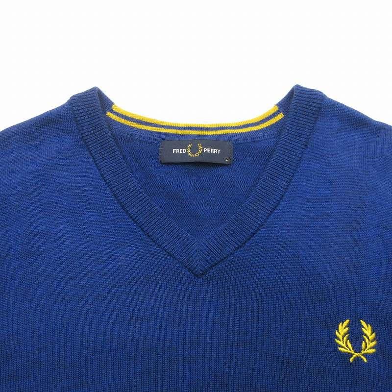 FRED PERRY（フレッドペリー） FRED PERRY Vネック ニット セーター