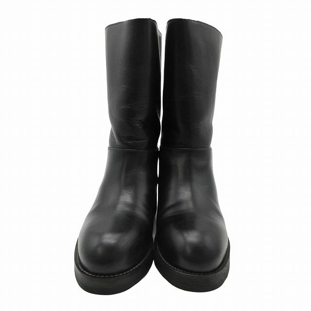MARNI 14AW マルニ STIVALE BOOT カウレザー ムートン ブーツ ボア裏地  
