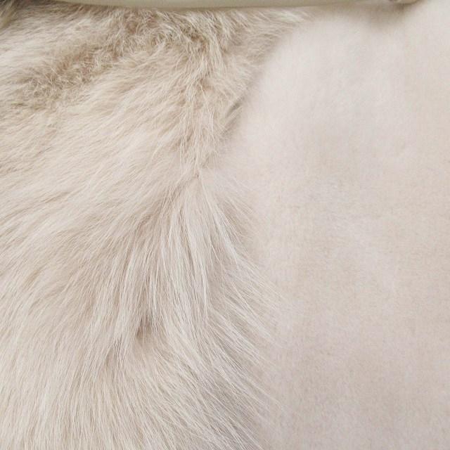 極美品 ブランカ BLANCHA sagafurs ムートン ファー コンビ