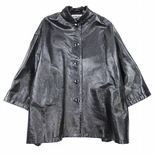 BALENCIAGA 美品 19aw バレンシアガ エナメルコーティング BALENCIAGA 美品 19aw バレンシアガ エナメルコーティング