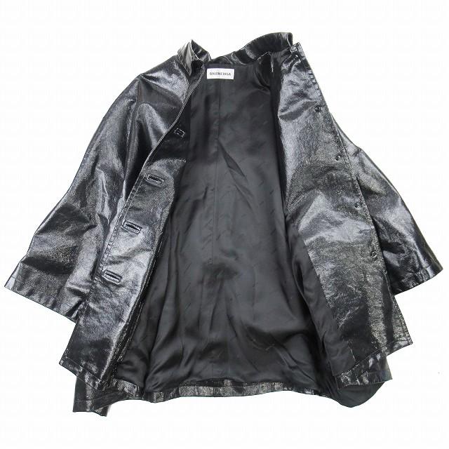 BALENCIAGA 美品 19aw バレンシアガ エナメルコーティング BALENCIAGA 美品 19aw バレンシアガ エナメルコーティング