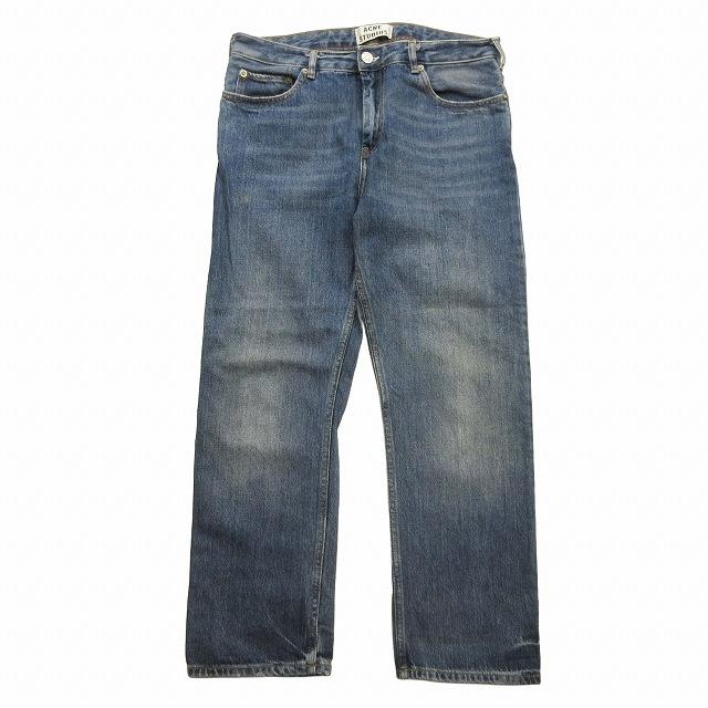 acne studious ストレートデニム Acne Studios ストレートジーンズ | ブルー | FARFETCH JP