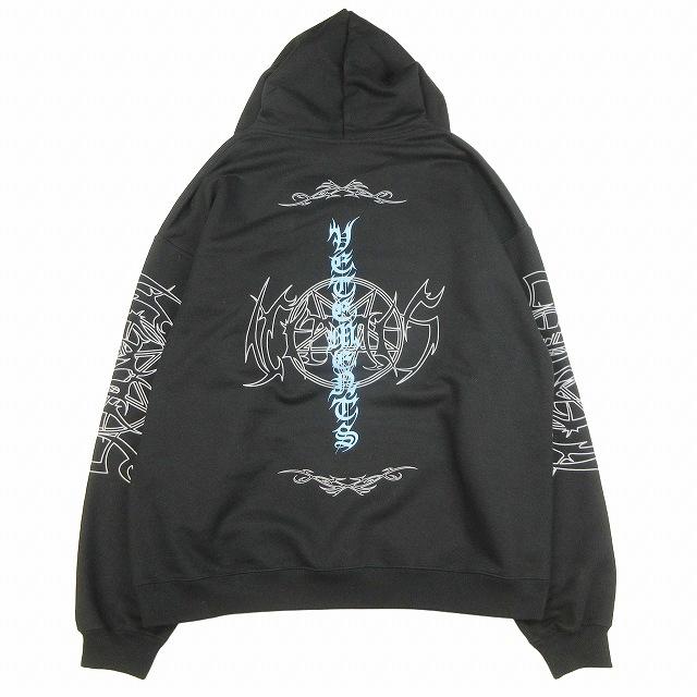 美品 22SS ヴェトモン ベトモン VETEMENTS VITAL EXISTENCE HOODIE 
