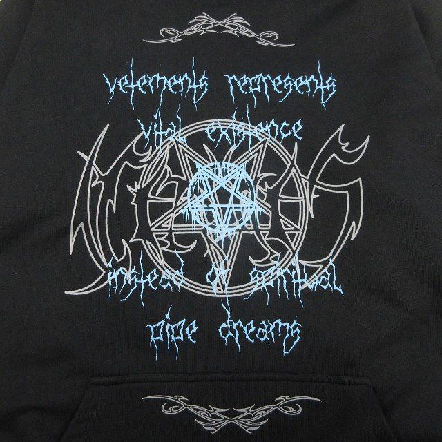 美品 22SS ヴェトモン ベトモン VETEMENTS VITAL EXISTENCE HOODIE 