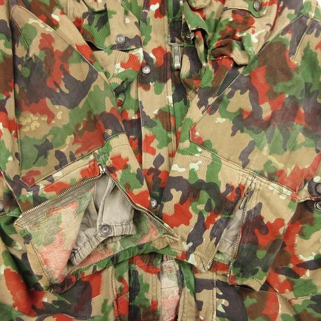 美品 60sヴィンテージ スイス アルペンカモ 52 CP ユーロ ミリタリー vintage スイス軍 M-60 アルペンカモ マウンテン ジャケット