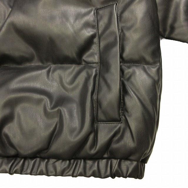 美品 スロッピー SLOPPY フェイクレザー ショート丈 パデット 