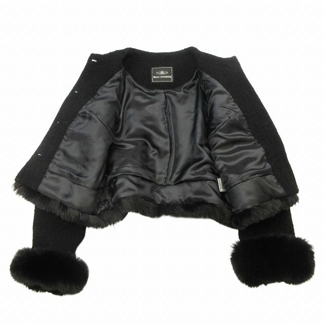 美品 24AW グレースコンチネンタル GRACE CONTINENTAL ツイード コンビ