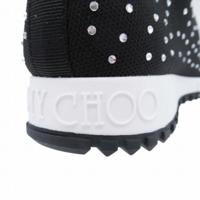 新品未使用　ジミーチュウ　Norway クリスタル付き ソックススニーカー JIMMY CHOO - 新品ジミーチュウ Norway クリスタル付き ソックス