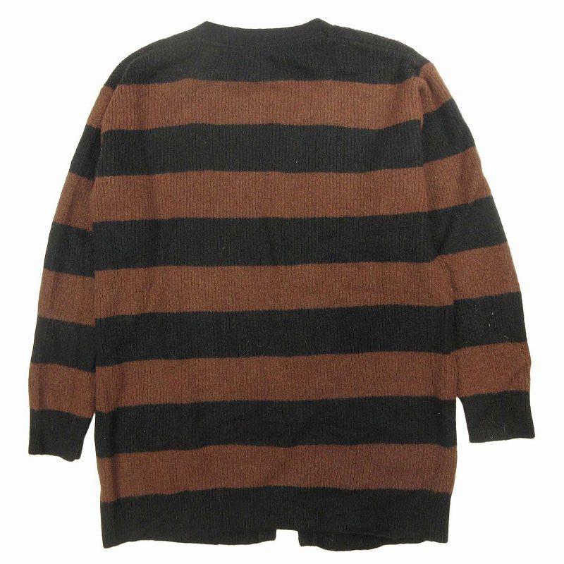 美品】ナンバーナインデニム ナノユニバース 長袖セーター ボーダー