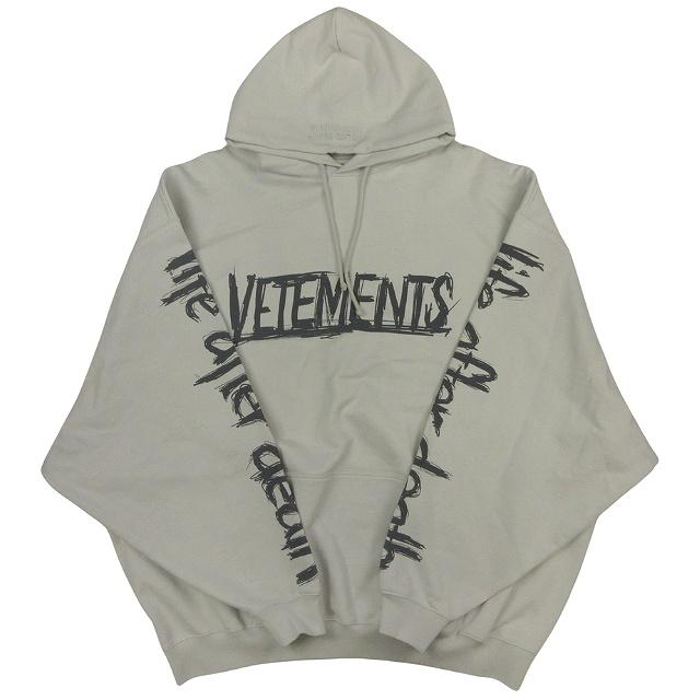 極美品 23AW ヴェトモン ベトモン VETEMENTS WORLD TOUR LOGO HOODIE