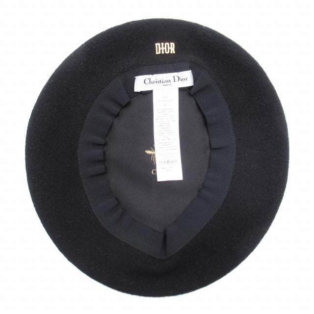 未使用　Dior　ディオール　メッシュ　パール　ベレー帽　ブラック 未使用 Dior ディオール メッシュ パール ベレー帽 ブラック 楽天市場