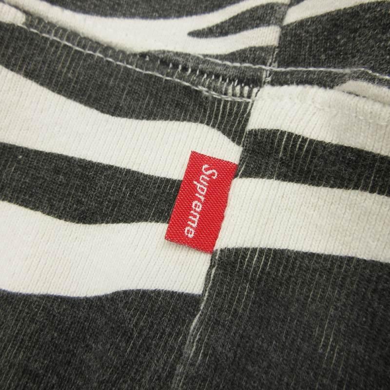 Supreme（シュプリーム） 美品 22AW SUPREME Box Logo Crewneck Zebra