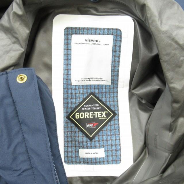 美品 15ss ビズビム VISVIM NOMAD JKT 2.5L GORE-TEX ノマド